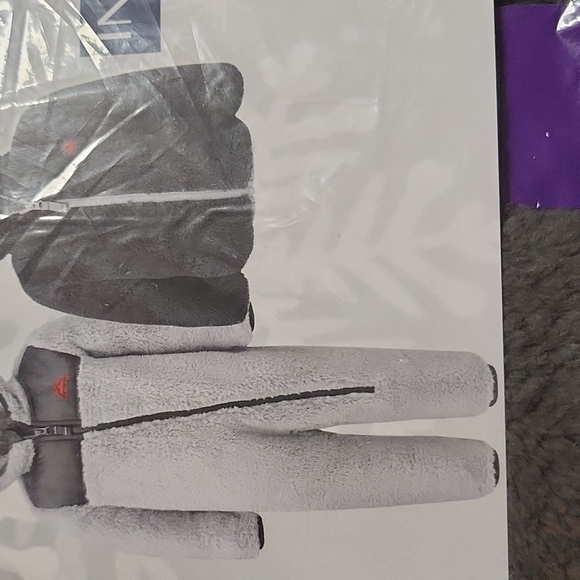 Snozu Infant 2-piece Fleece Set, Blue nwt 9/12m grey/dark charcoal - Picture 2 of 4